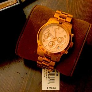 Michael Kors rose gold watch